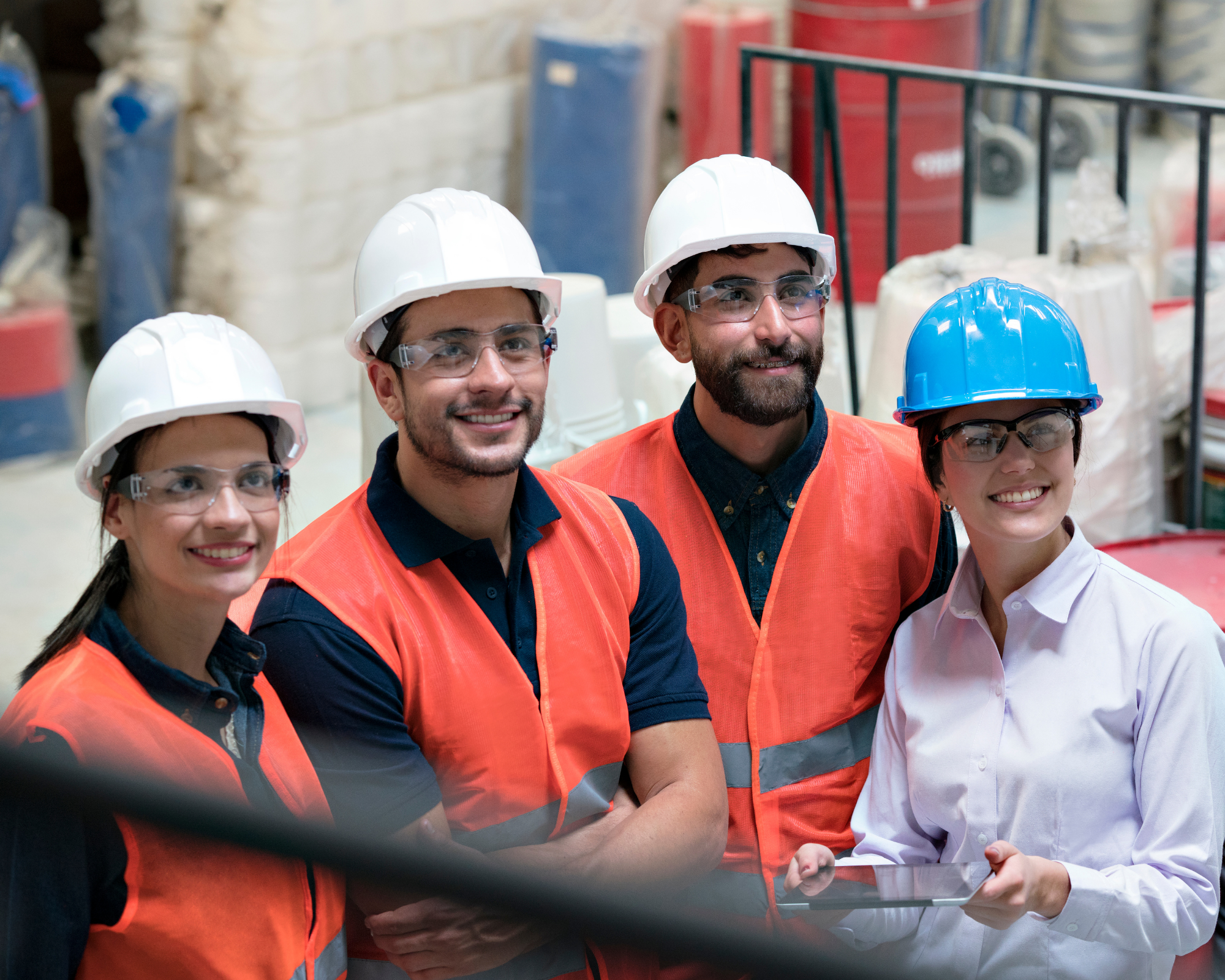 Electronic induction for construction site employees