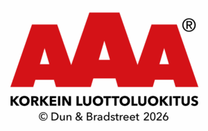 AAA-logo-2026-FI-transparent AAA -korkein luottosuositus Loginets Oy 2022